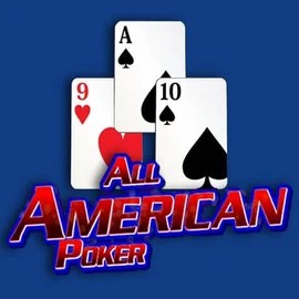 All American Poker slot visual from RTG (Reel Time Gaming) available on wildsrobin.com.de