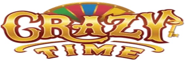 Official Live Casino logo: Crazy Time by Evolution at Wild Robin Casino