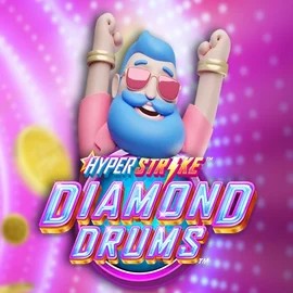 Slots logo of Hyper Strike Diamond Drums from Gameburger Studios at Wild Robin Casino
