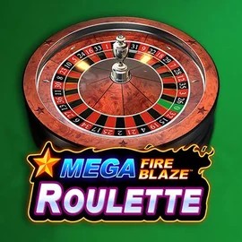 Mega Fire Blaze Roulette logo by Playtech at Wild Robin Casino