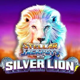Stellar Jackpots with Silver Lion slot visual from Lightning Box Game available on wildsrobin.com.de